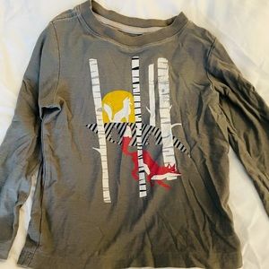 Tea Collection Long-Sleeved Shirt, Size 3